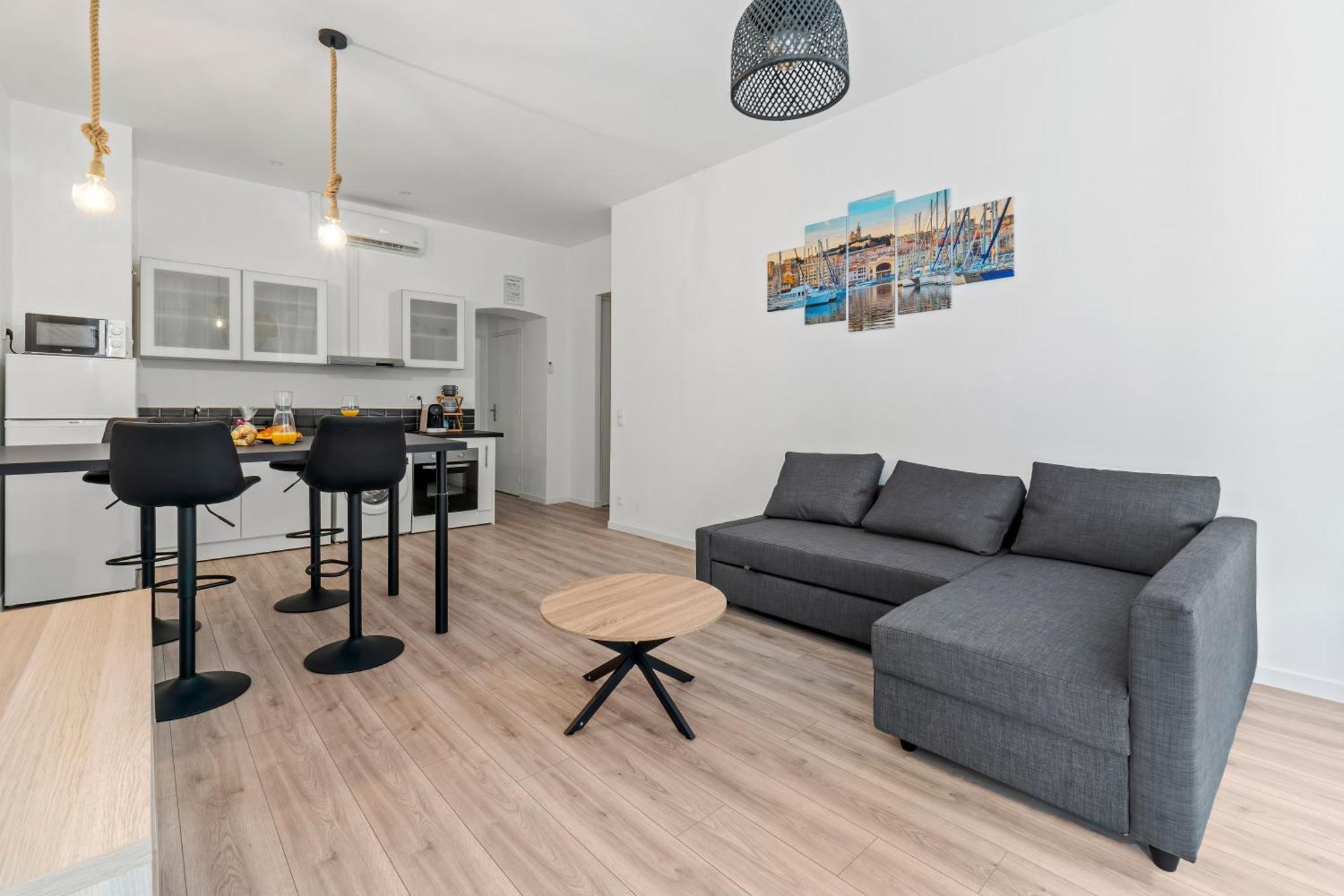 Spacieux T2 Vieux Port Opera Marseille Kültér fotó